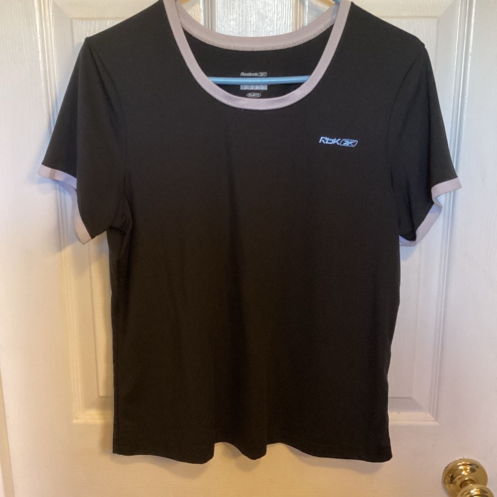Reebok Black Tee with Gray Trim